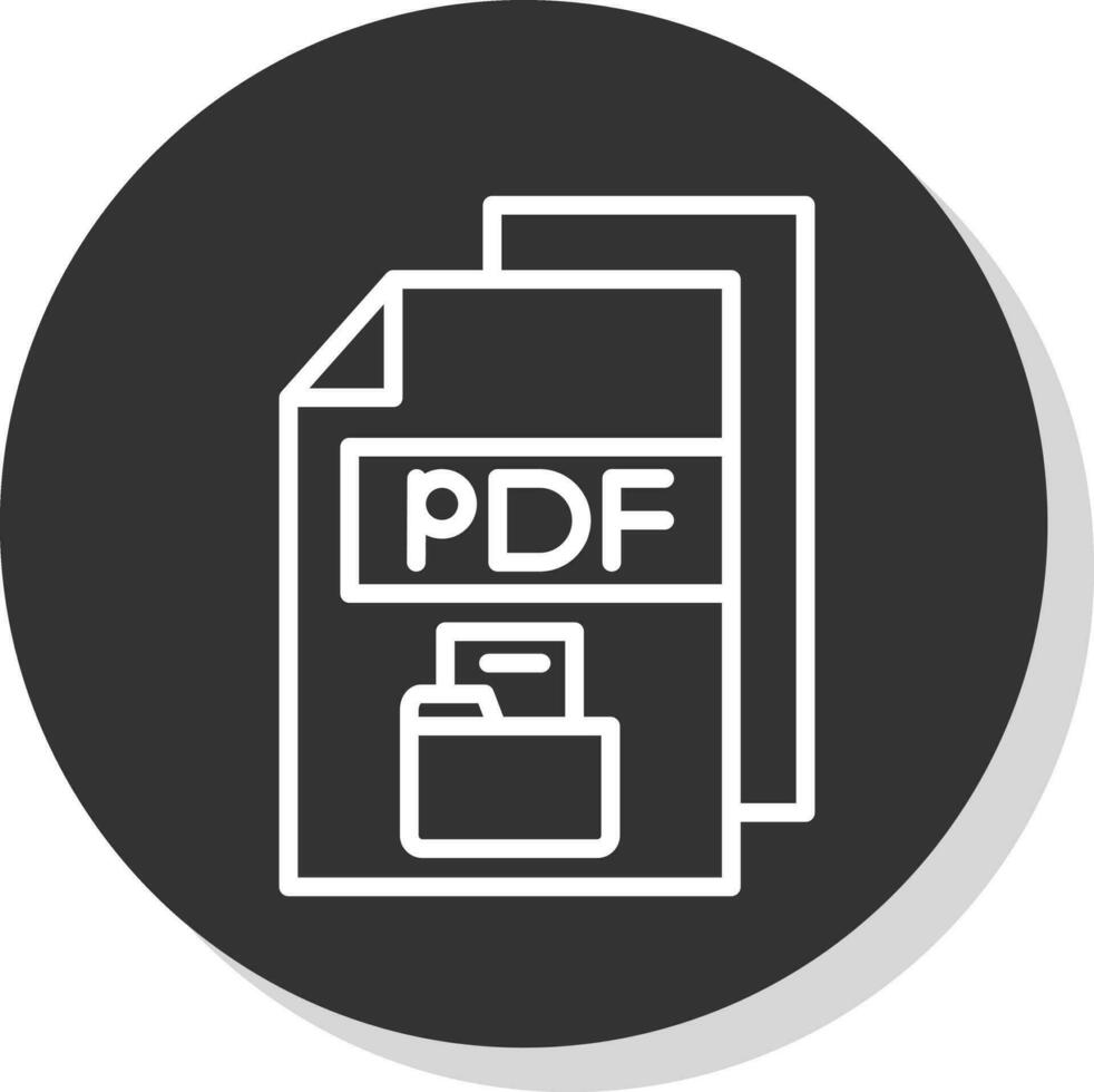 pdf vetor ícone Projeto