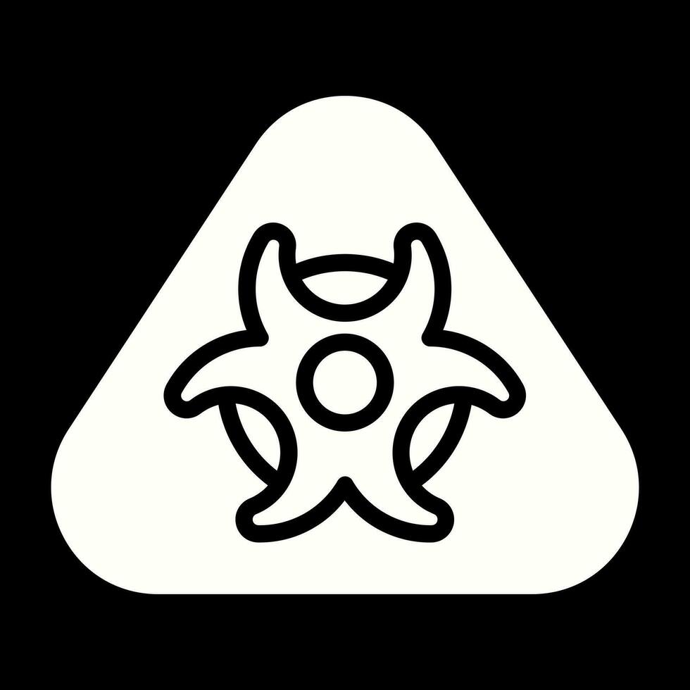 perigoso materiais símbolo vetor ícone