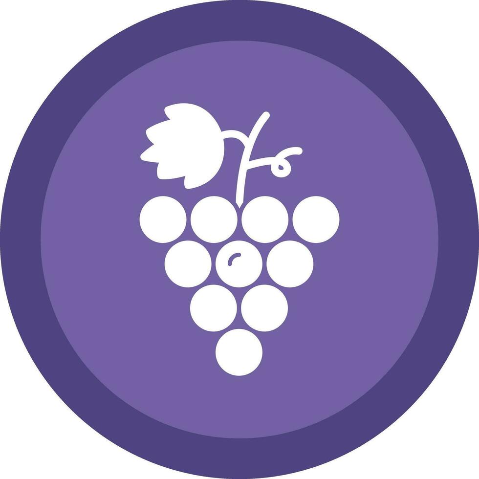 design de ícone de vetor de uvas