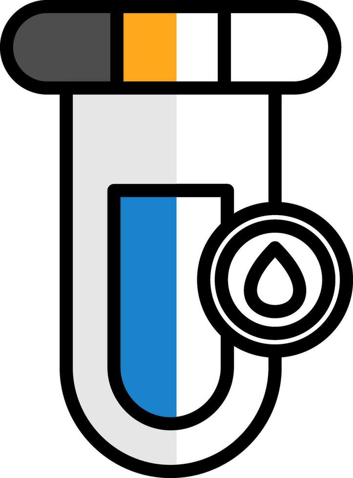 design de ícone de vetor de teste de pcr