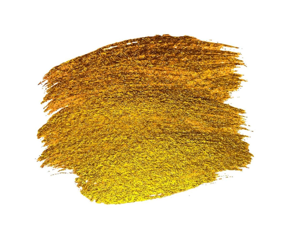 pintura dourada brilhante ilustração da arte texturizada. ilustração vetorial vetor