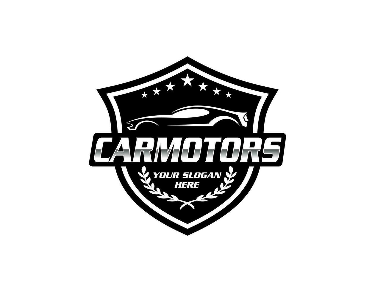 modelo de design de logotipo de carro vetor