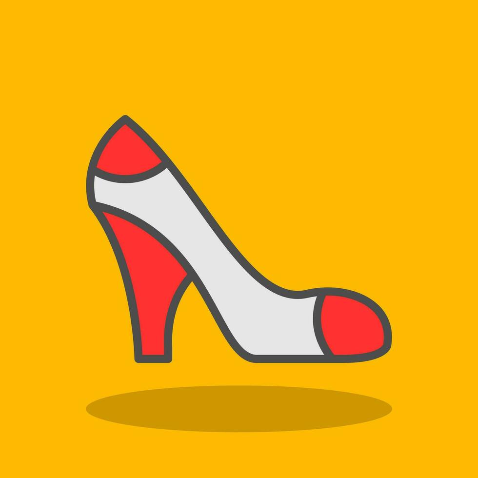 mulher sapatos vetor ícone Projeto