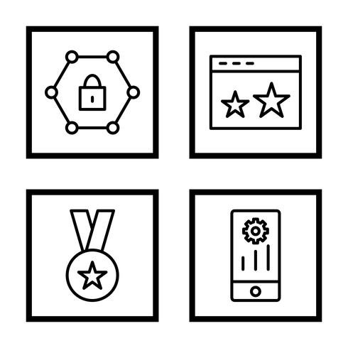 Conjunto de vetor SEO Search Engine Optimization Icons