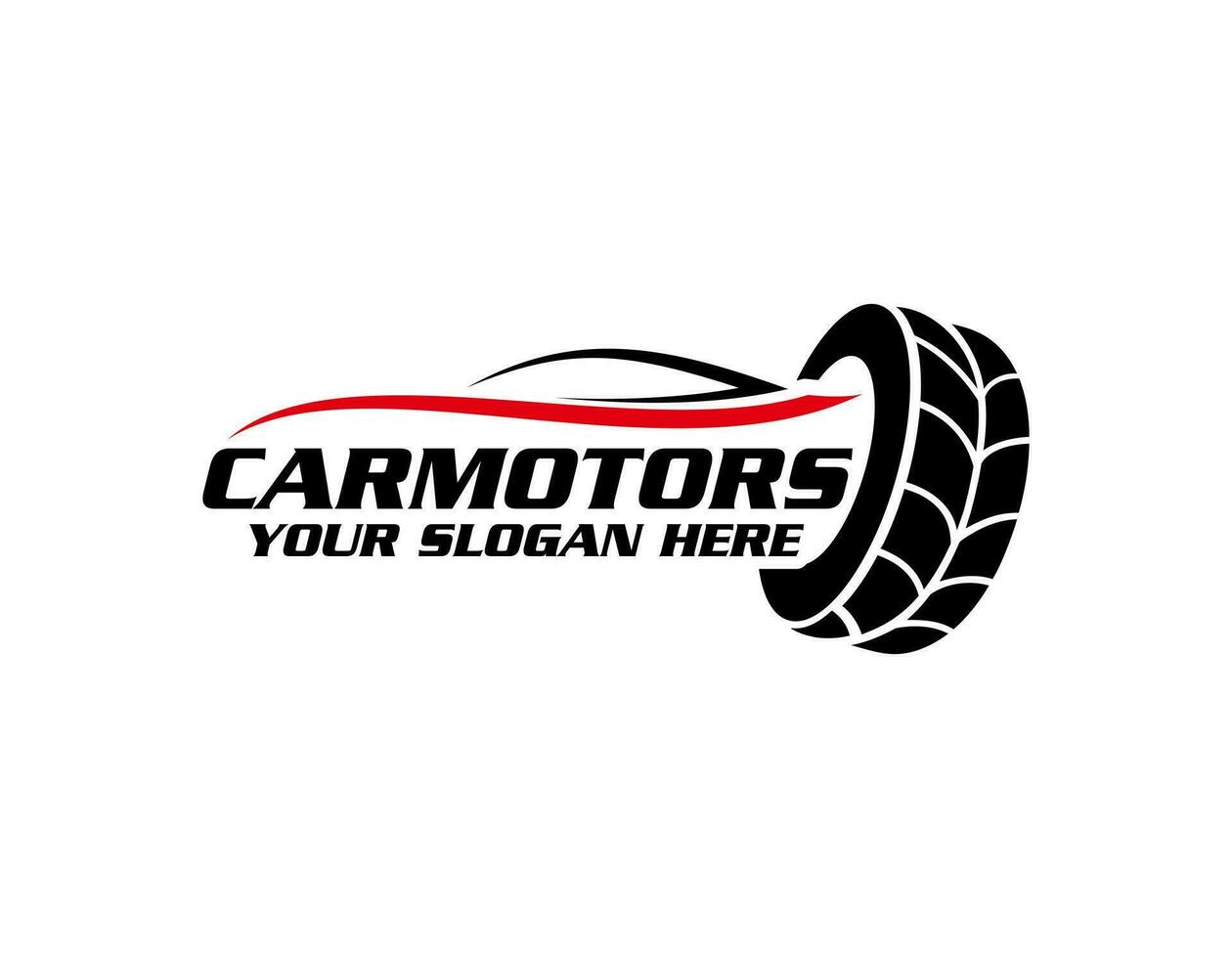 design de logotipo de conceito premium de garagem de carro vetor