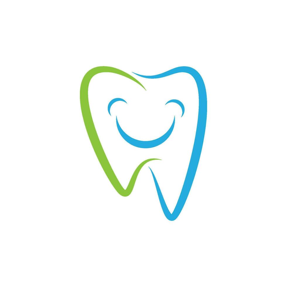 ilustração em vetor modelo logotipo dental