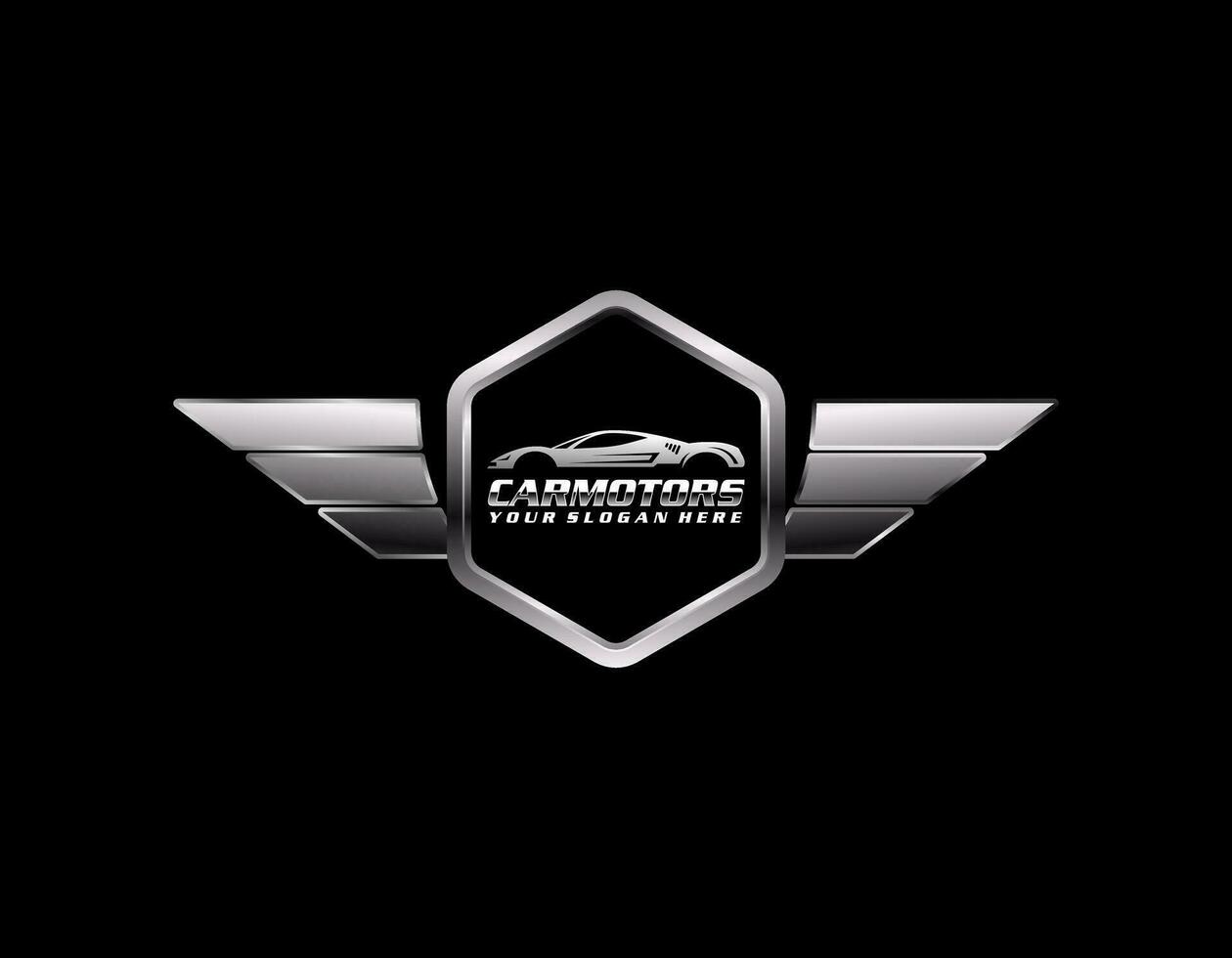 logotipo do carro esporte. automotivo, showroom de carros, vetor de design de logotipo de revendedor de automóveis