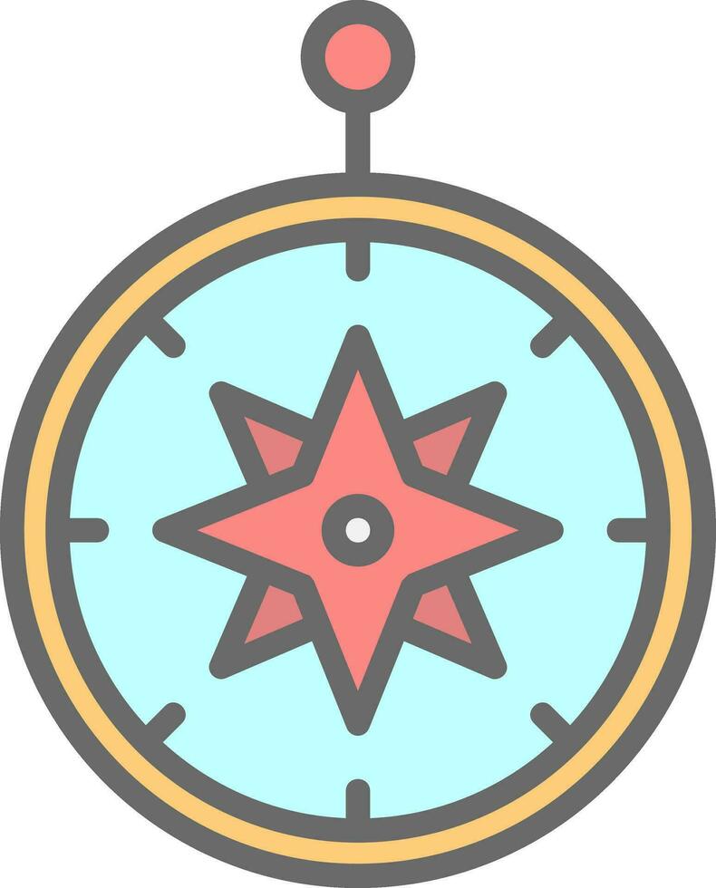 design de ícone de vetor de bússola