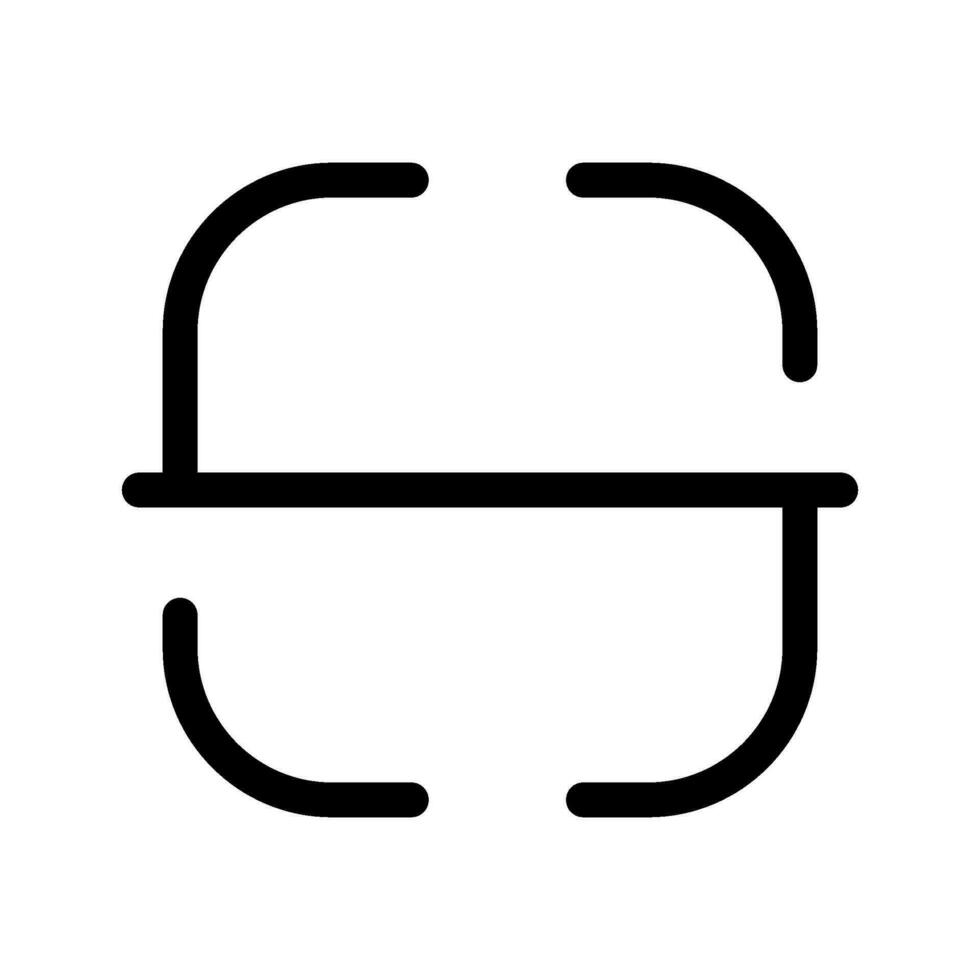 Varredura ícone vetor símbolo Projeto ilustração