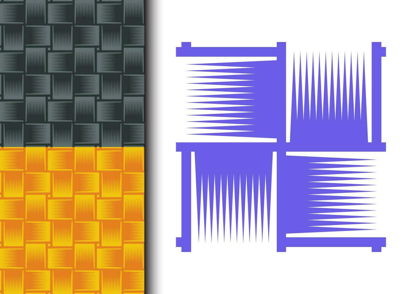 geometria sobre lapidação esboço desatado padronizar elemento vetor para fundo. moderno e à moda forma textura. em forma para bandeira, pano de fundo, poster, tecido, cobrir. vetor eps 10