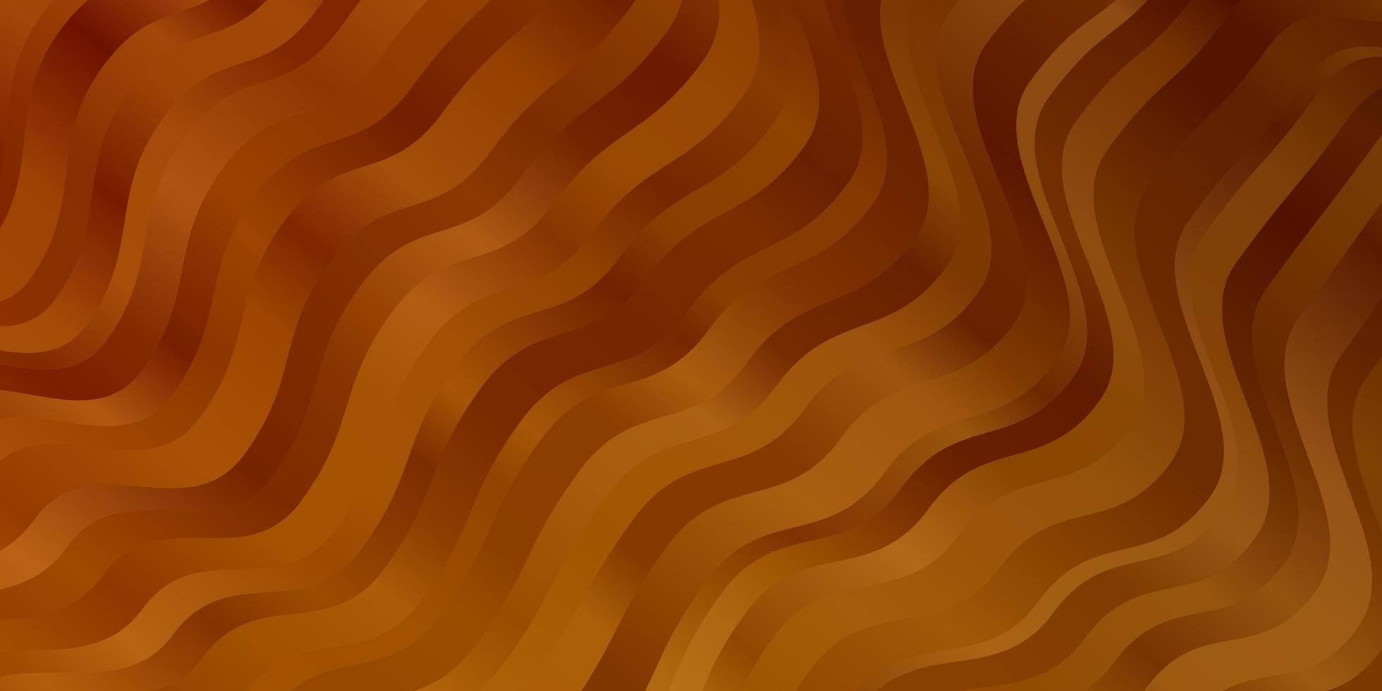 padrão de vetor laranja claro com linhas. ilustração colorida em estilo abstrato com linhas dobradas. melhor design para seu anúncio, pôster, banner.