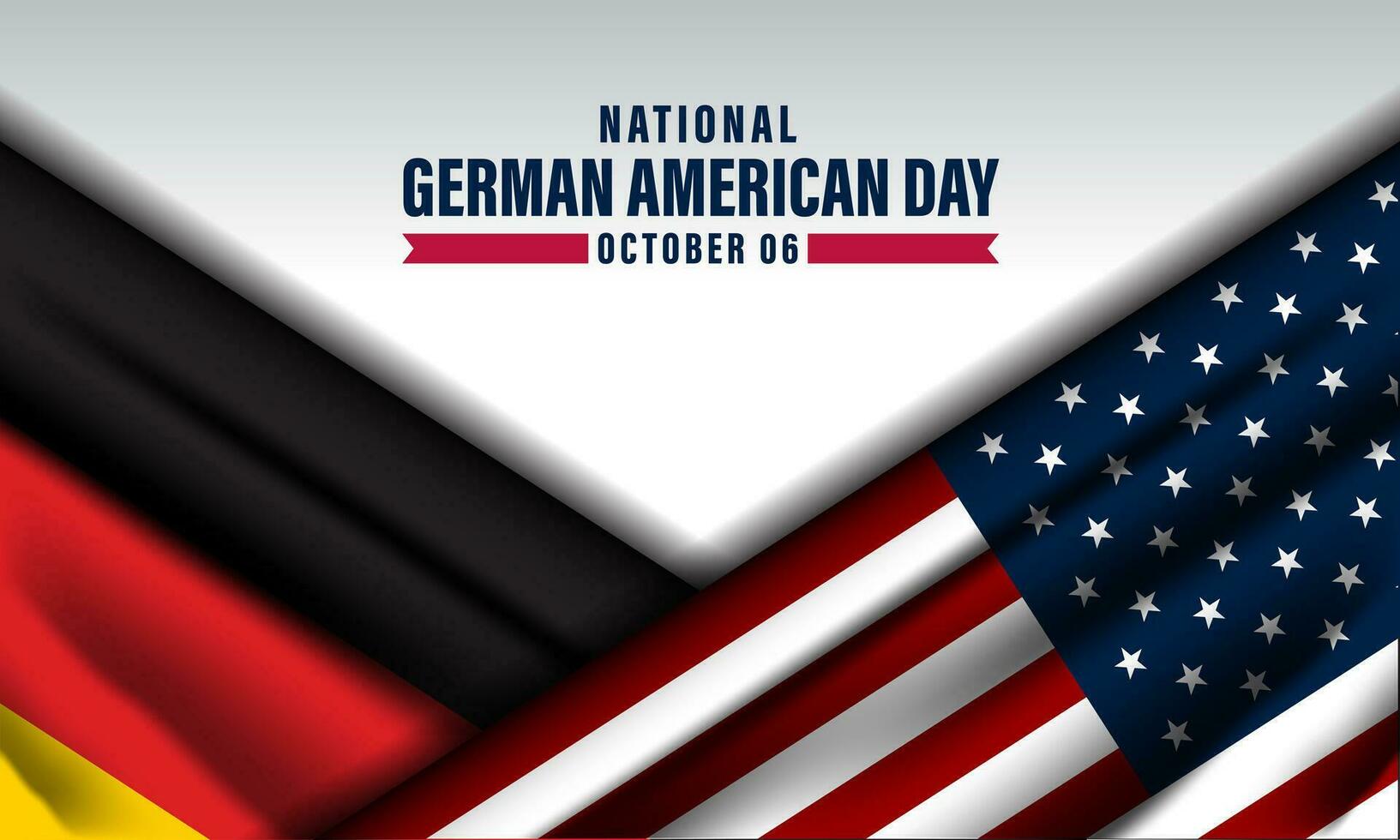 nacional alemão americano dia Outubro 6 fundo vetor ilustração