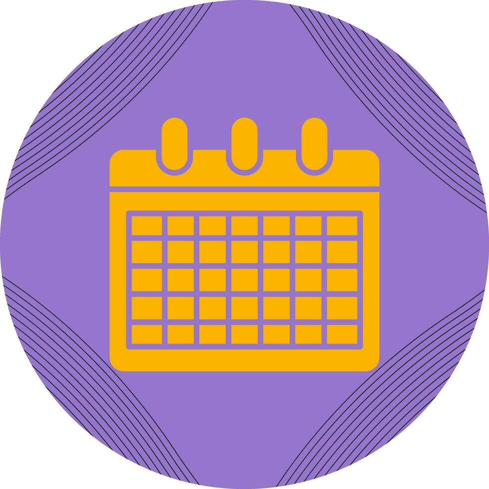 ícone de vetor de calendário