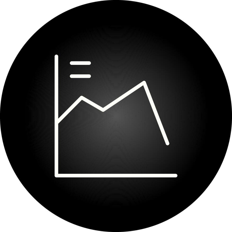 econômico desaceleração vetor ícone