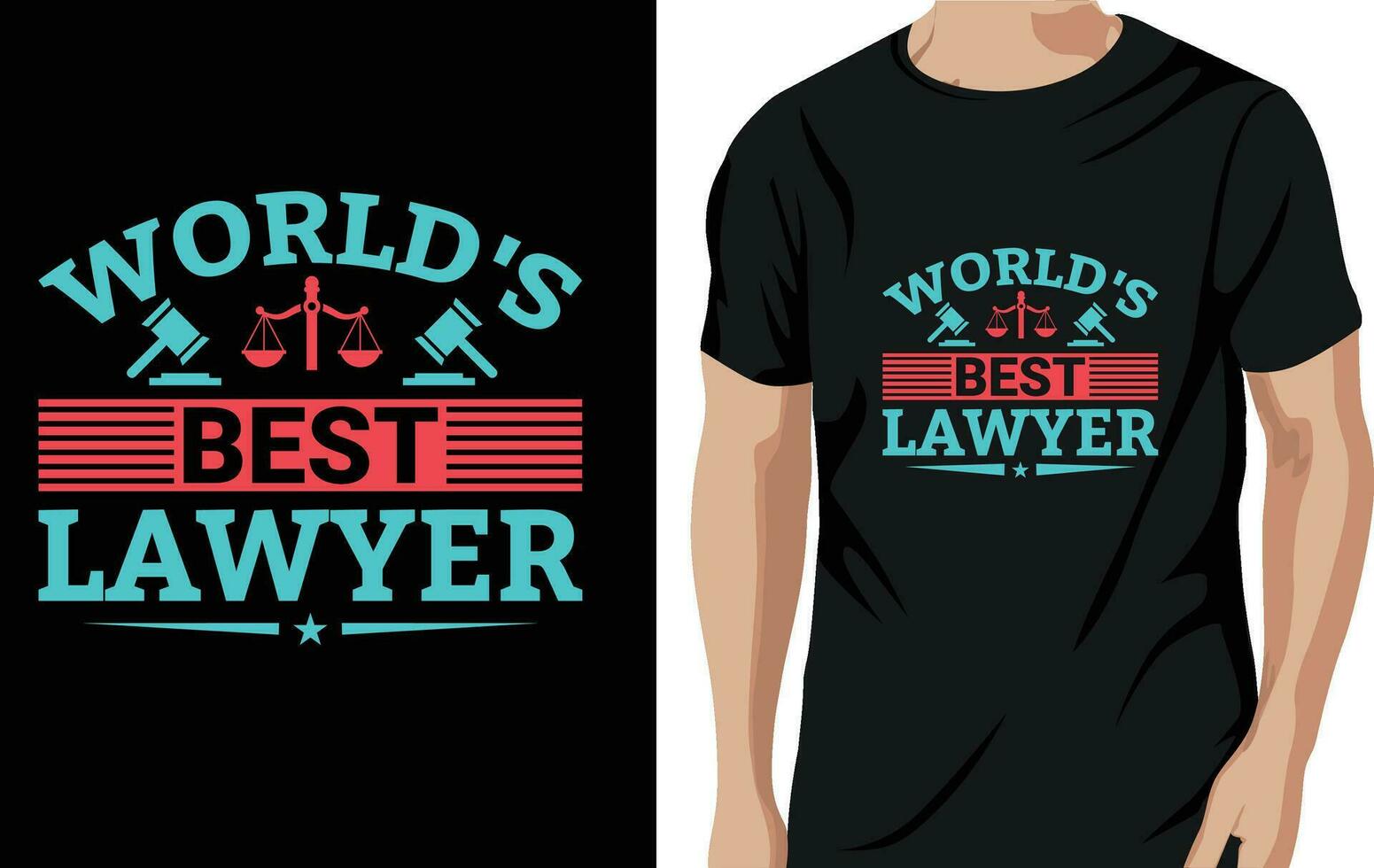 vetor os mundos melhor advogado - advogado citações t camisa, poster, tipográfico slogan Projeto vetor
