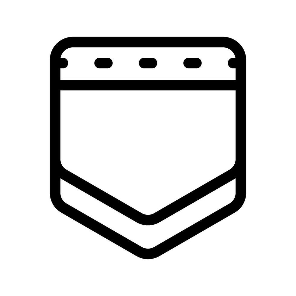 bolsos ícone vetor símbolo Projeto ilustração