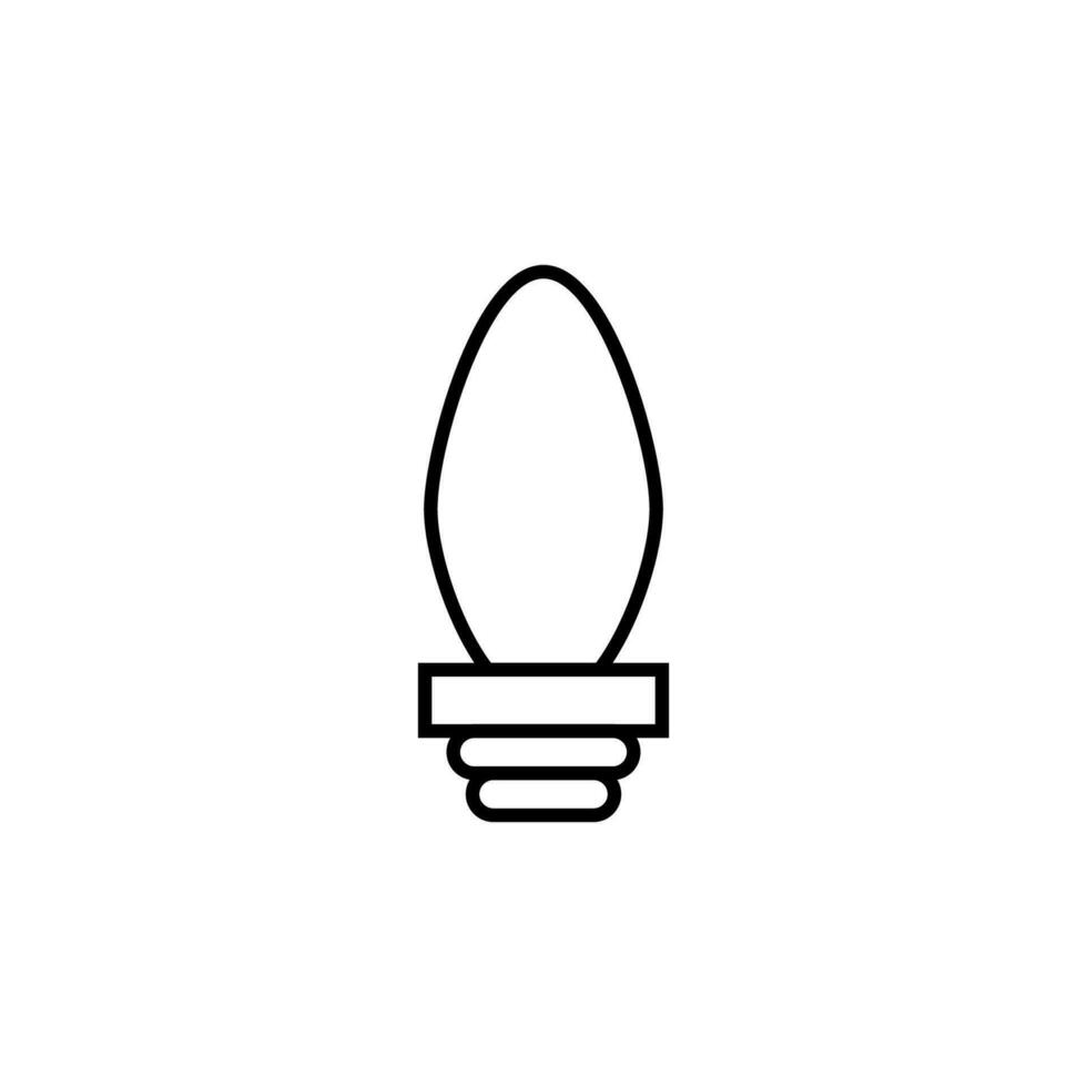 luminária linear ícone. perfeito para projeto, infográficos, rede sites, aplicativos. vetor