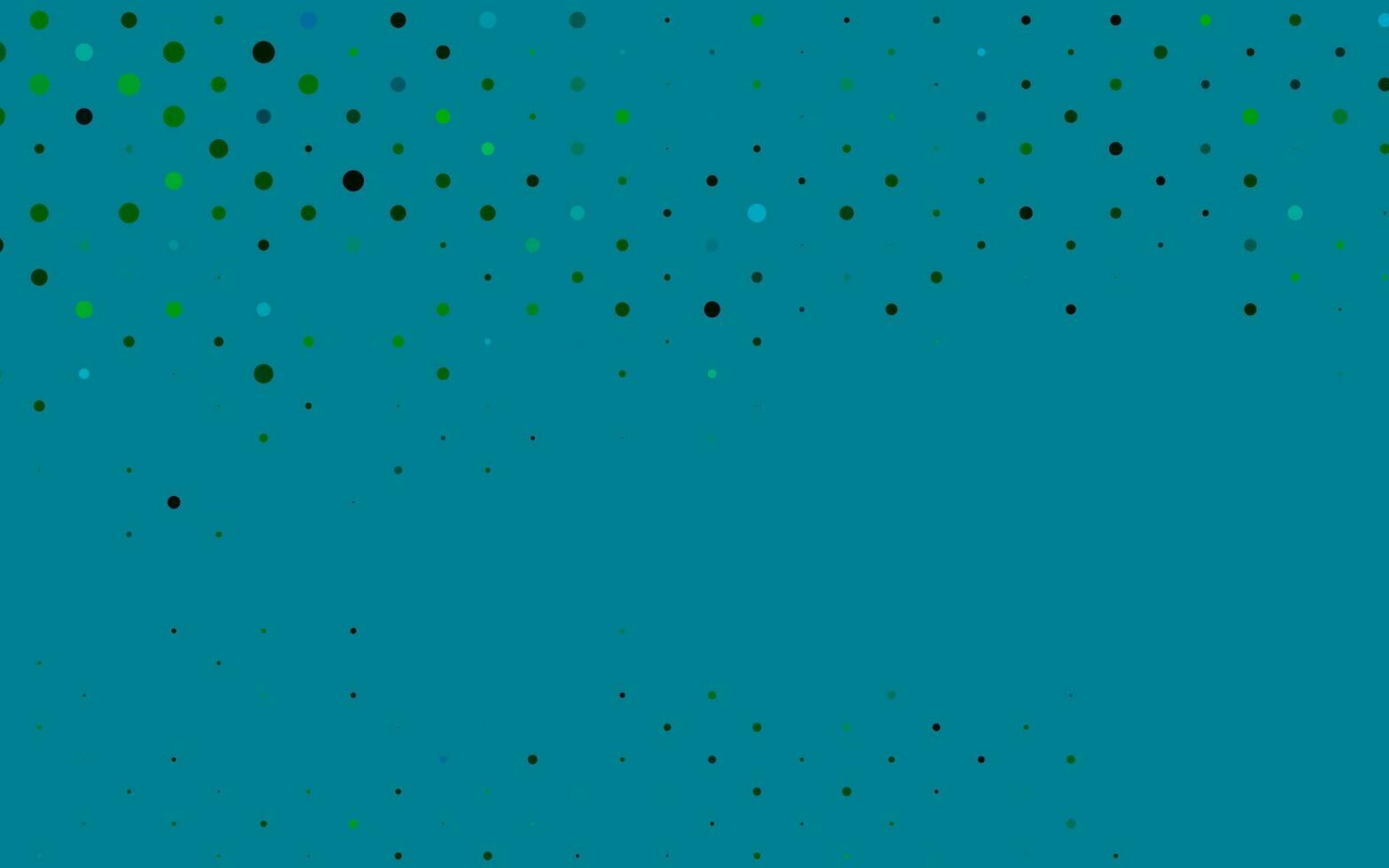 modelo de vetor azul e verde claro com círculos.