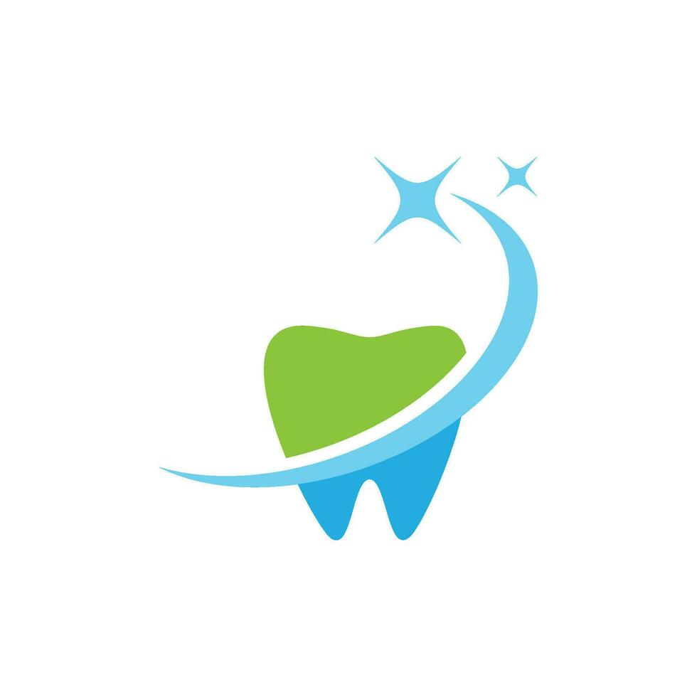 ilustração em vetor modelo logotipo dental