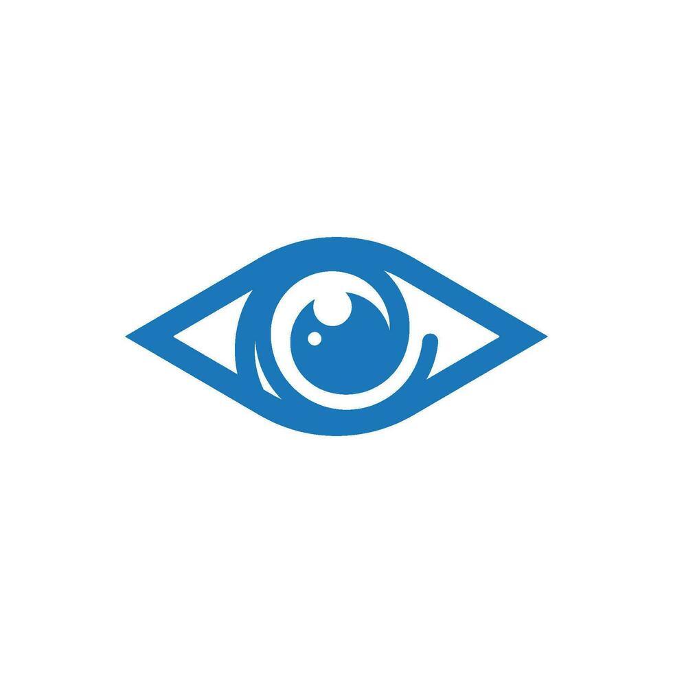 design de logotipo de vetor para cuidados com os olhos