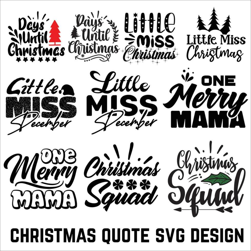 Natal citar SVG Projeto para camiseta, cartões, quadro, Armação obra de arte, bolsas, canecas, adesivos, copos, telefone casos, impressão etc. vetor