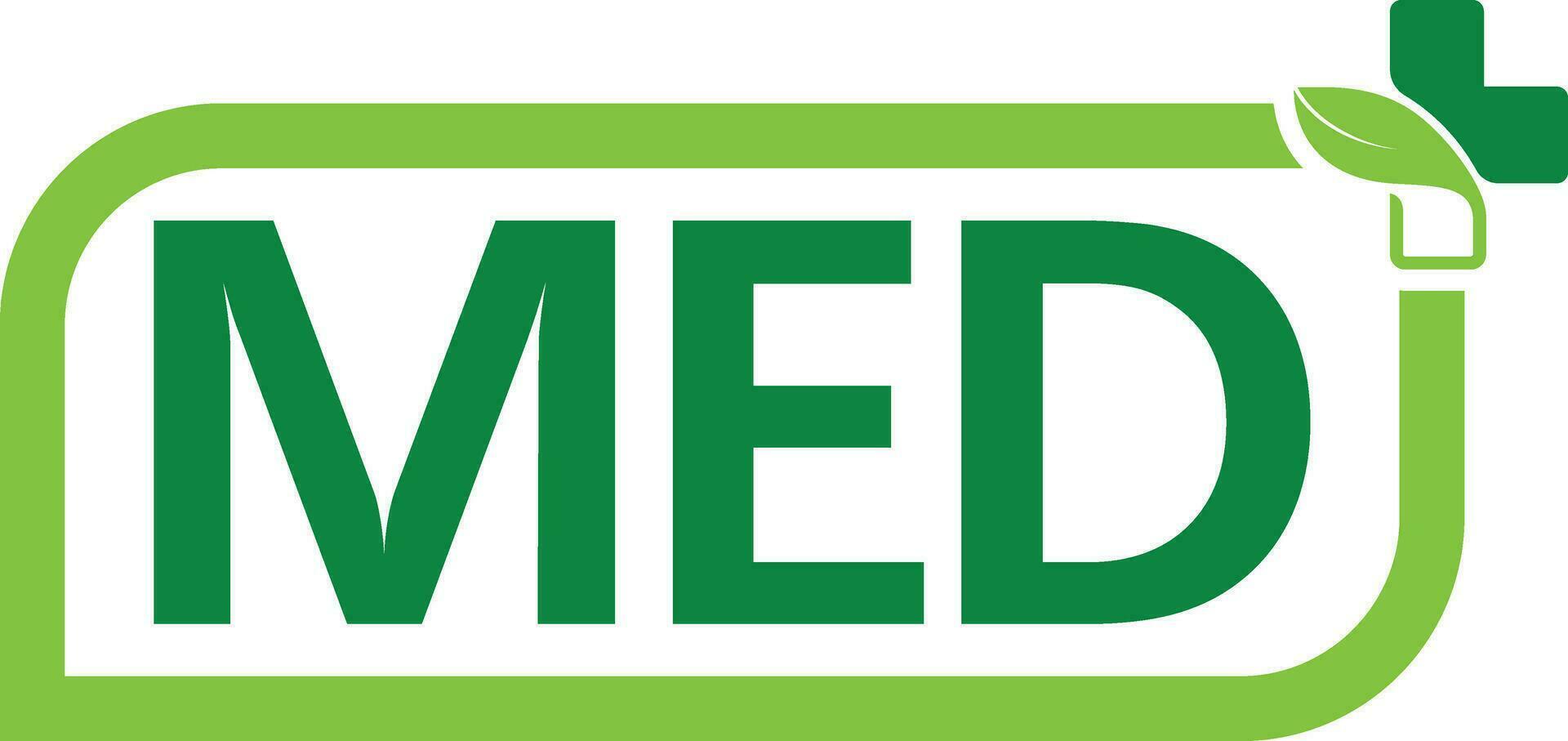 med médico saúde logotipo vetor