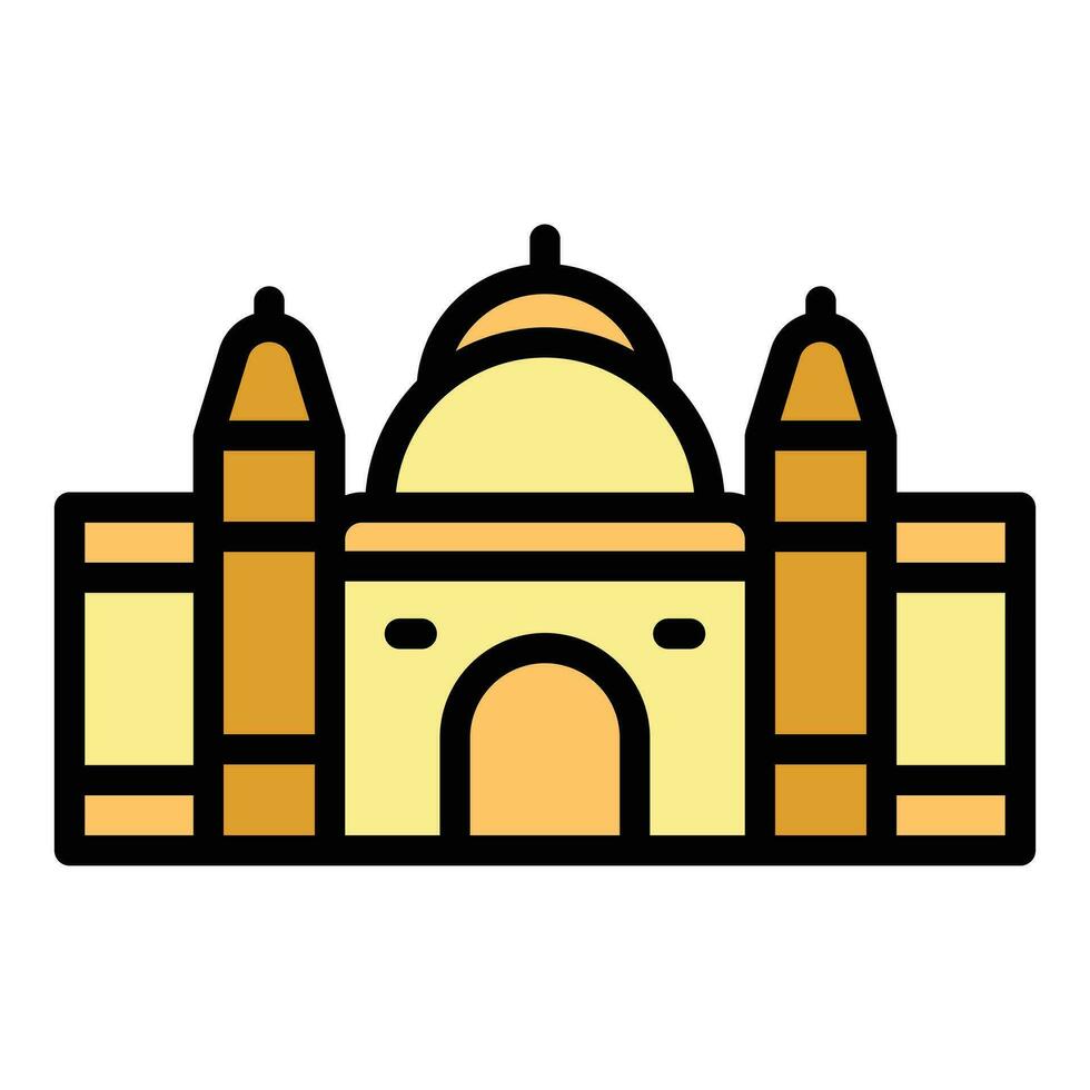 Kolkata têmpora ícone vetor plano