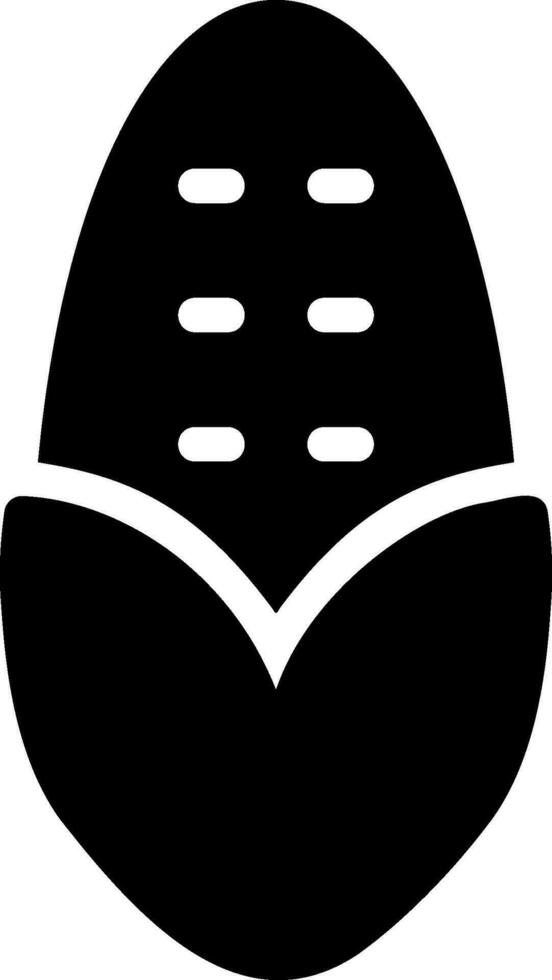 ícone de glifo de milho vetor