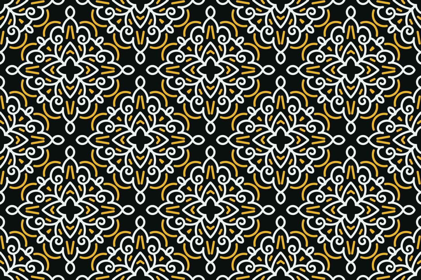 espanhol telha padronizar vetor desatado com floral enfeites. Português azulejos cerâmica, mexicano talavera, italiano Sicília majólica Projeto. textura para cozinha papel de parede ou banheiro pavimentação.