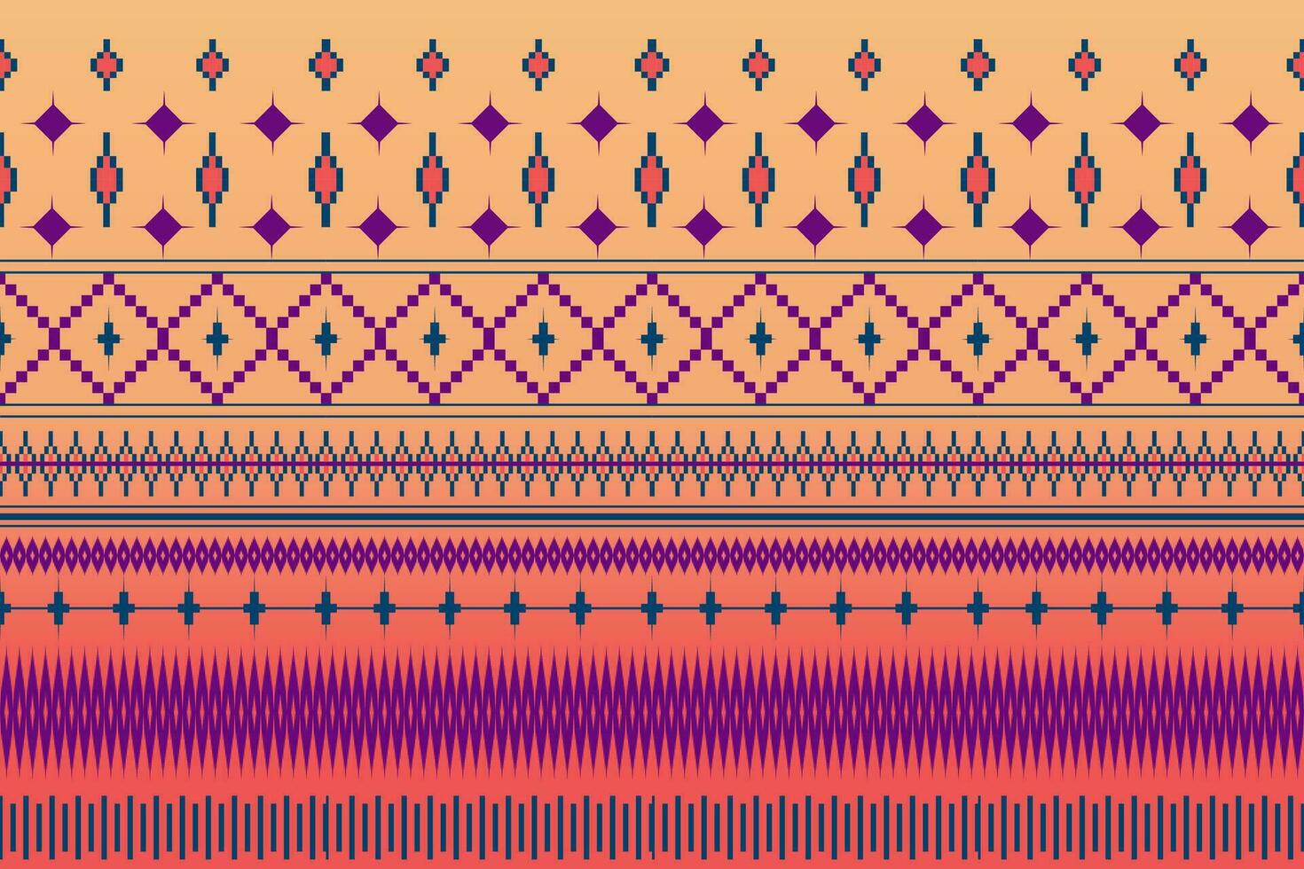 étnico abstrato ikat desatado padronizar dentro tribal.tecido indiano e maxicano estilo. Projeto para fundo, papel de parede, ilustração, tecido, roupas, tapete, têxtil, batik, bordado. vetor