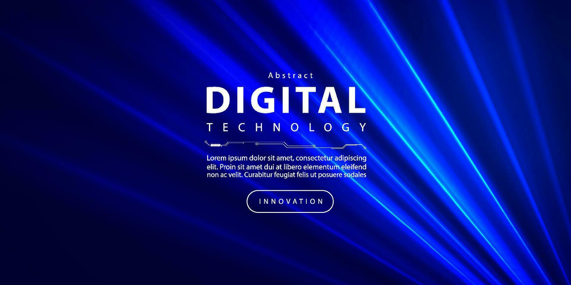 digital tecnologia Internet rede Rapidez conexão azul fundo, cyber nano Informação, abstrato Ciência comunicação, inovação futurista tecnologia dados, ai grande dados, linhas pontos ilustração vetor