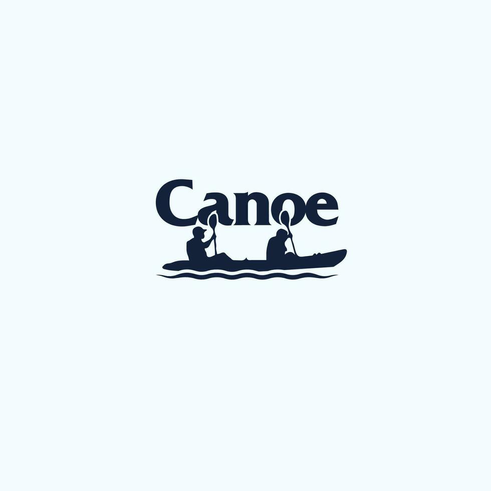 canoa logotipo vetor