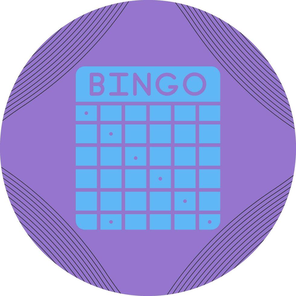 ícone de vetor de bingo