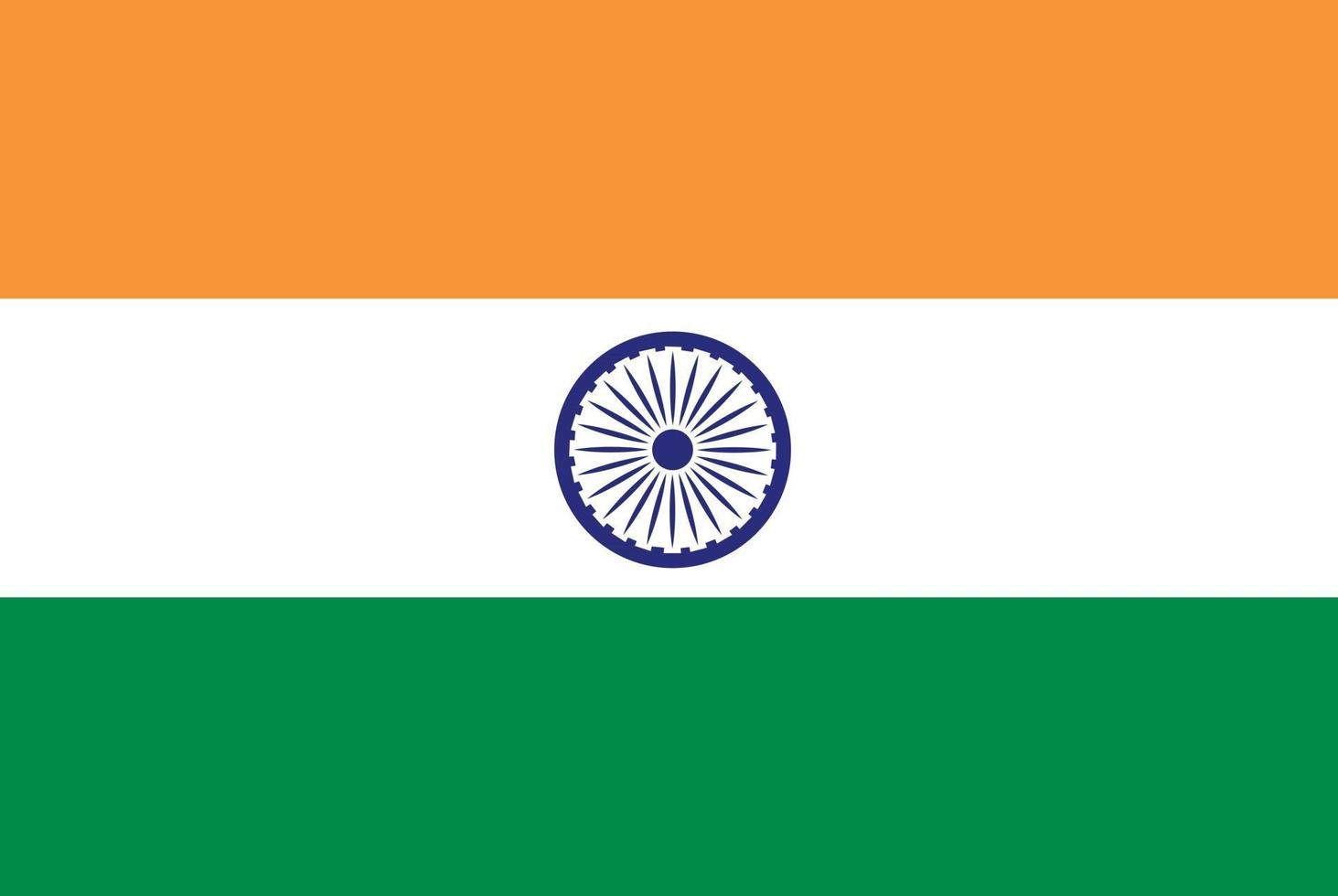 bandeira nacional indiana vetor