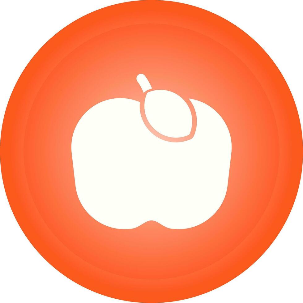 ícone de vetor de maçã