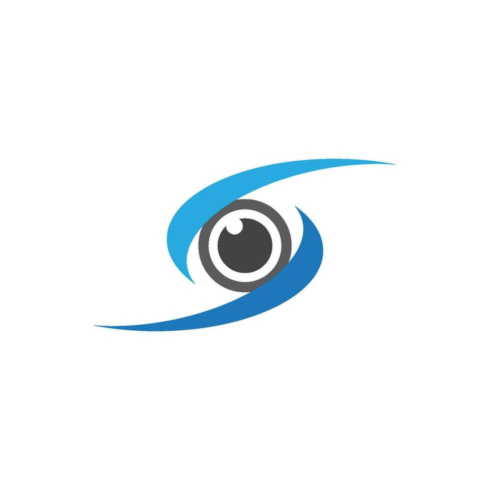 design de logotipo de vetor para cuidados com os olhos