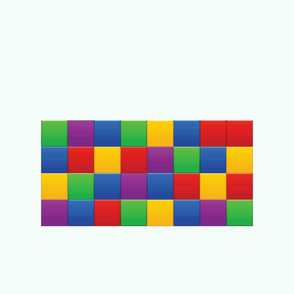 colori cubos 03 vetor