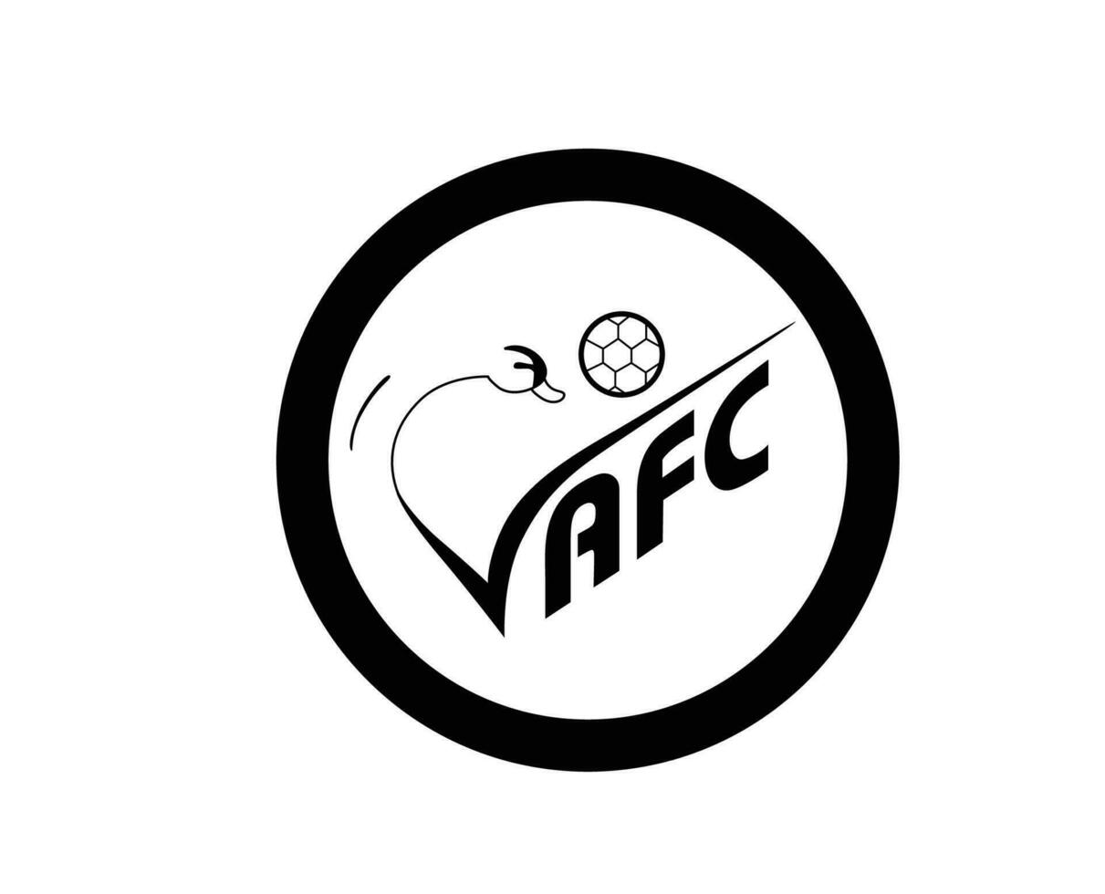 Valenciennes fc logotipo clube símbolo Preto ligue 1 futebol francês abstrato Projeto vetor ilustração