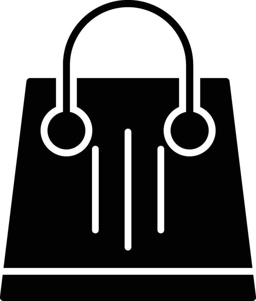 ícone de glifo de compras vetor