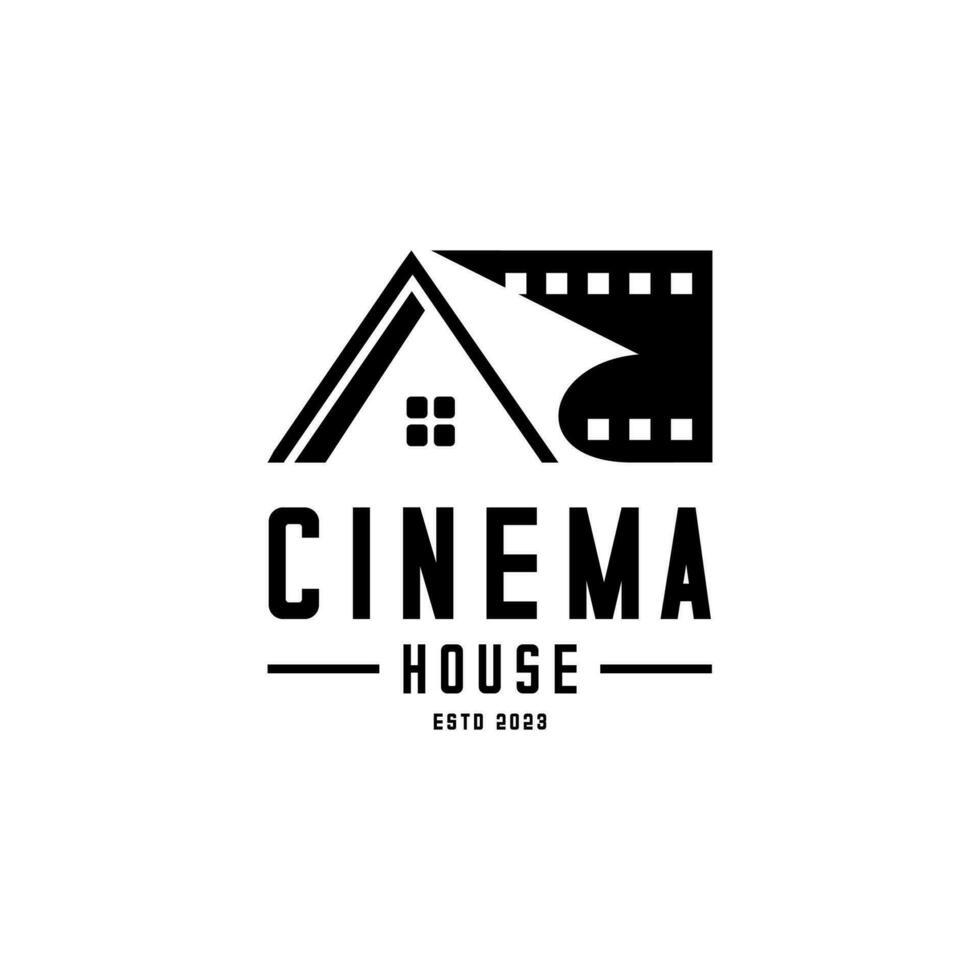 vetor de logotipo de cinema