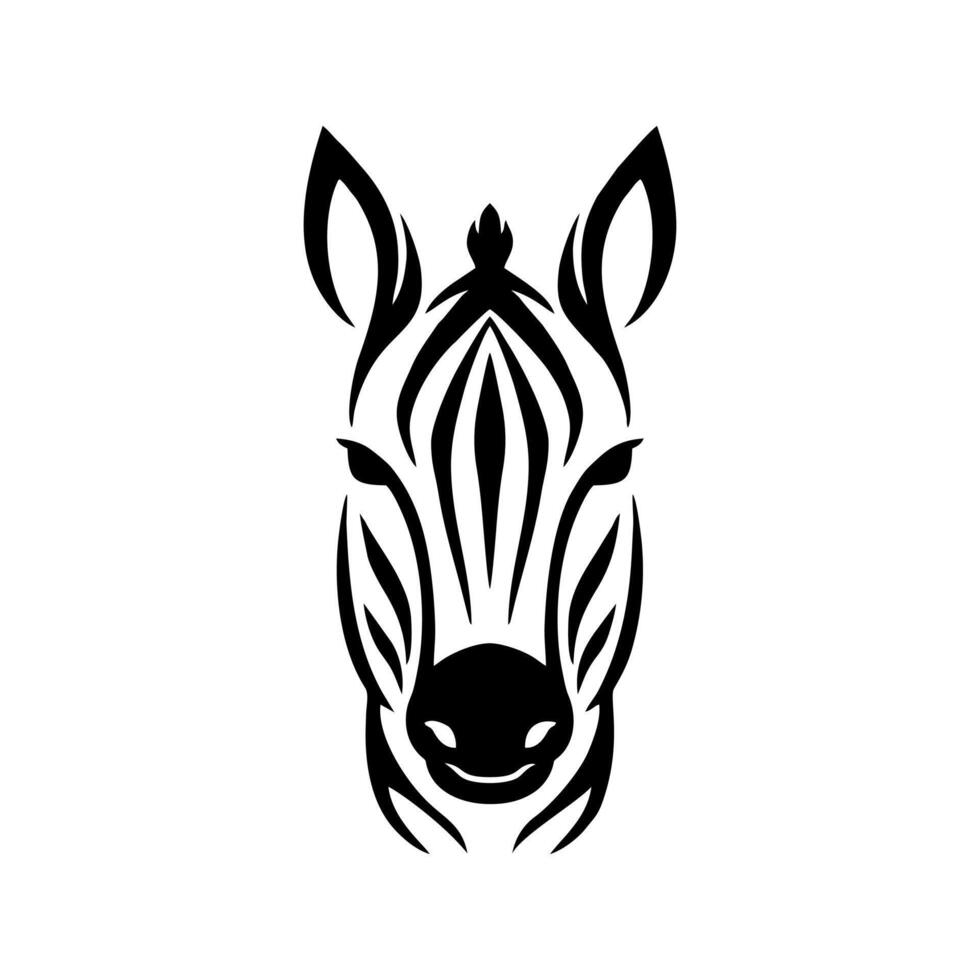zebra logotipo vetor Prêmio, limpar, moderno, simples
