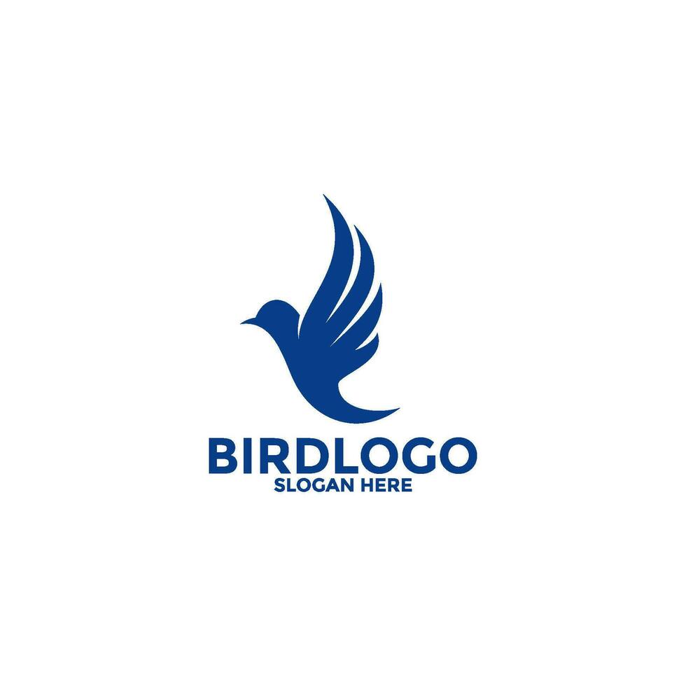 pássaro logotipo Projeto abstrato, vôo pássaro logotipo vetor modelo