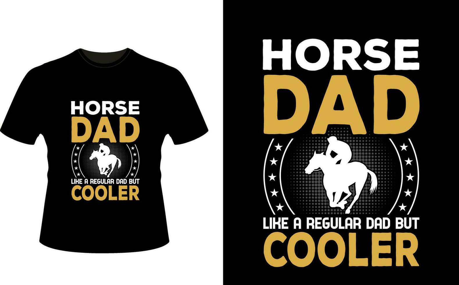 cavalo Papai gostar uma regular Papai mas resfriador ou Papai papai camiseta Projeto ou pai dia t camisa Projeto vetor