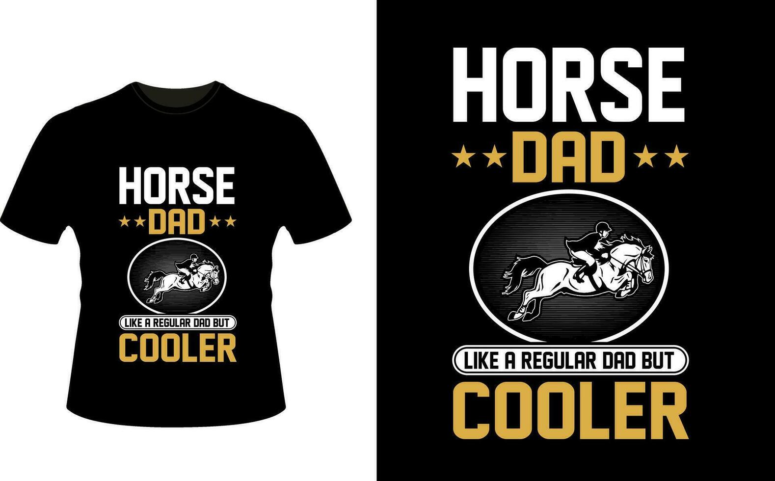 cavalo Papai gostar uma regular Papai mas resfriador ou Papai papai camiseta Projeto ou pai dia t camisa Projeto vetor