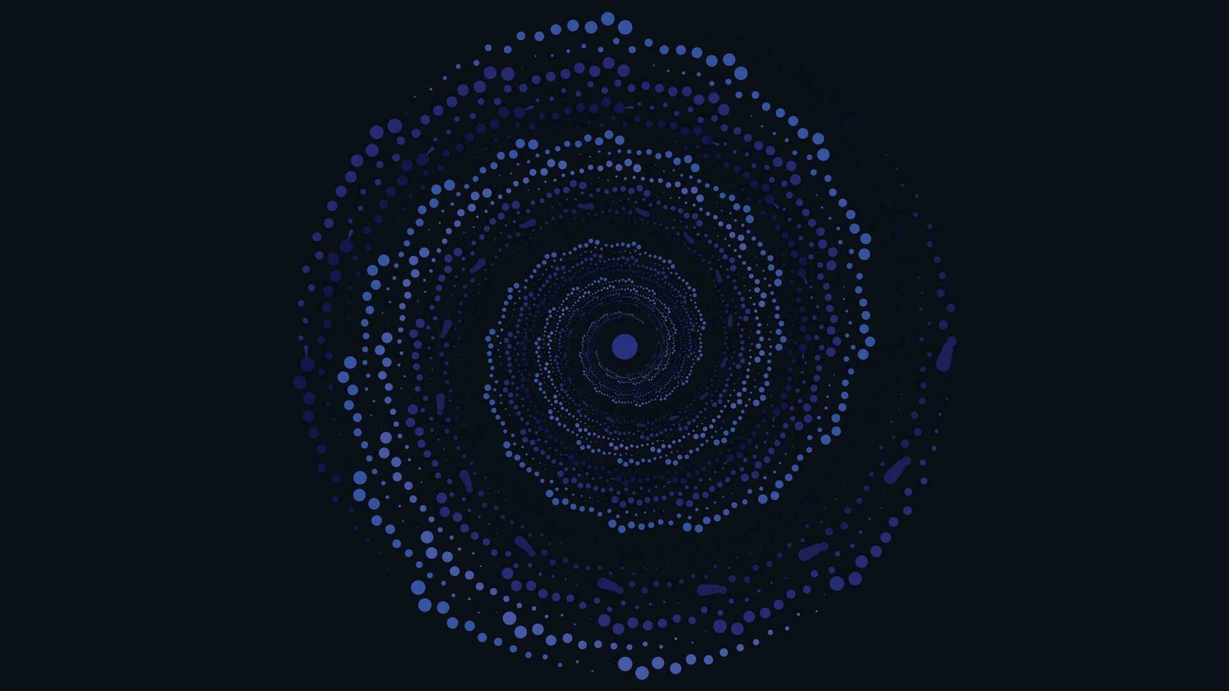 abstrato vórtice espiral diferente cor volta fundo dentro Sombrio azul. isto criativo estilo fundo vai faço seu projeto Mais deslumbrante e interessante. vetor