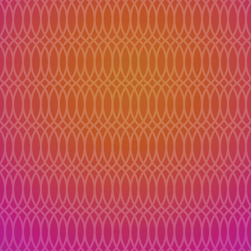 abstrato curva linha transparência branco padronizar Projeto dentro combinação laranja e Rosa gradiente fundo. vetor