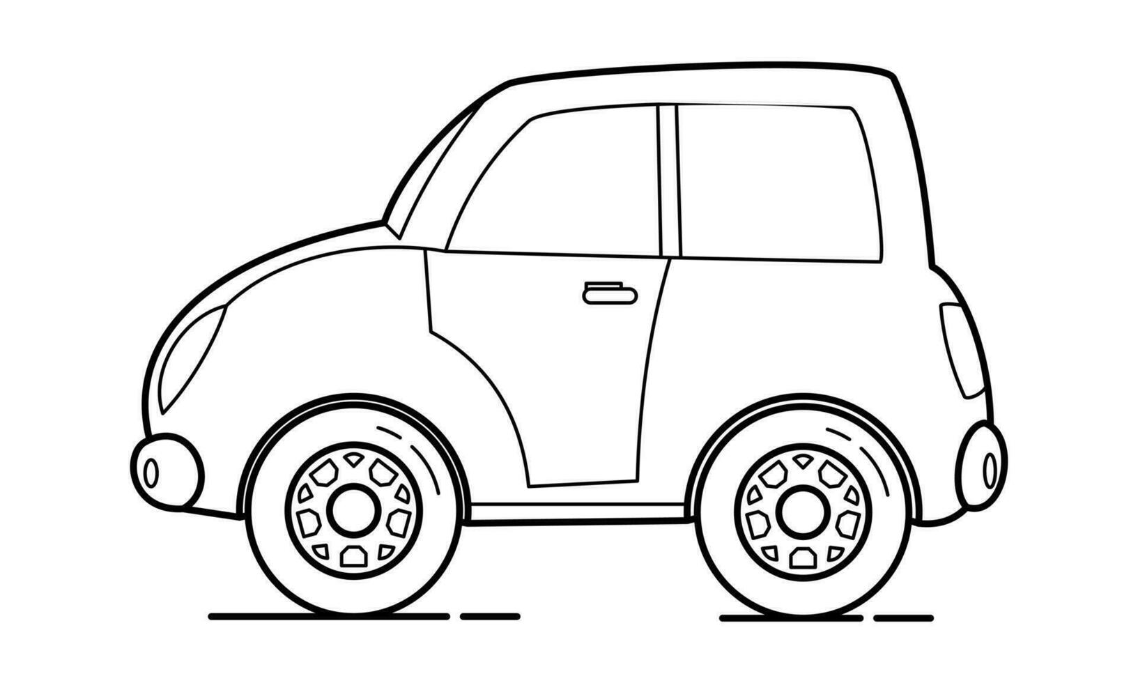 diariamente carro esboço Projeto para desenhando livro vetor