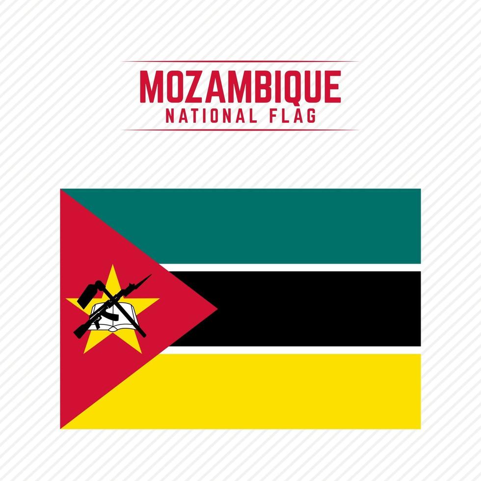 bandeira nacional de moçambique vetor