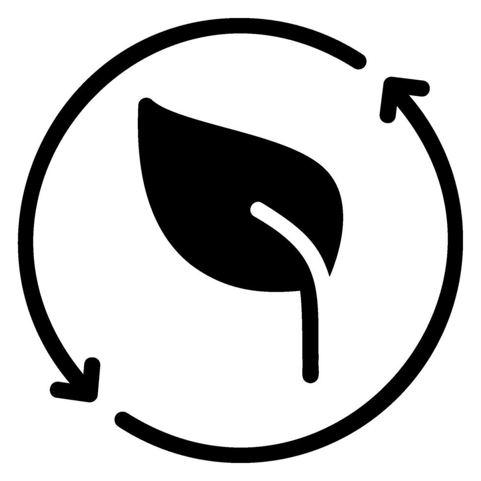 ícone de glifo de ciclo vetor