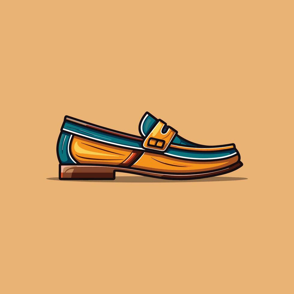 mocassins vetor grampo arte ilustração